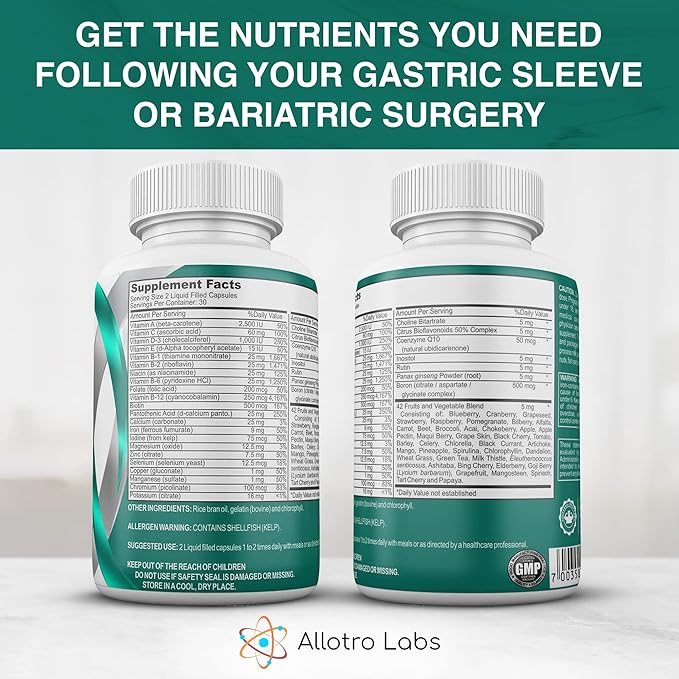 Post Bariatric Multivitamin - 3 Pack of Bariatric Liquid Force Multivitamin