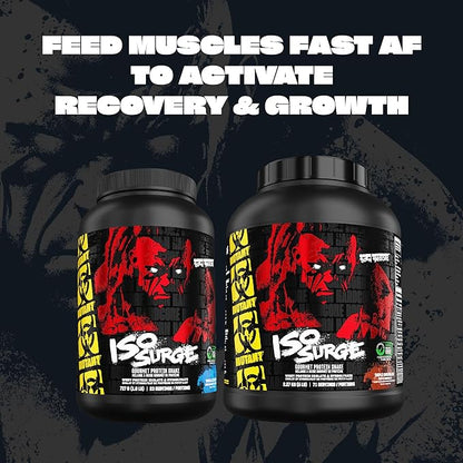 Mutant ISO Surge Whey Protein Isolate Powder Acts Fast to Help Recover, Build Muscle, Bulk and Strength, 1.6 lb (Chocolate Fudge Brownie)