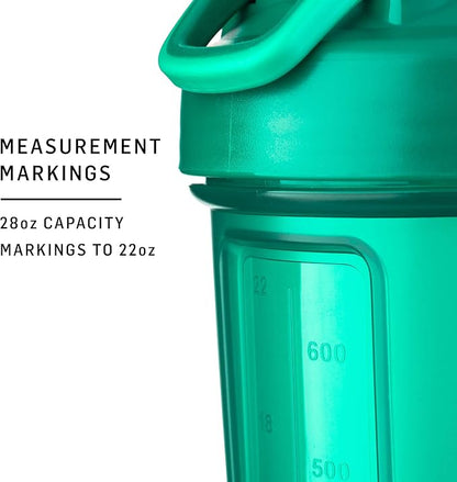 BlenderBottle Classic V2 Shaker Bottle Perfect for Protein Shakes and Pre Workout, 28-Ounce, Plum