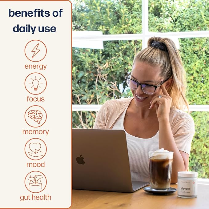 Avantera Elevate Premium Nootropic Supplement - Beat Brain Fog - Best Focus Supplements for Memory & Focus Support - Energy Without Crash - 60 Count Pills for Women & Men