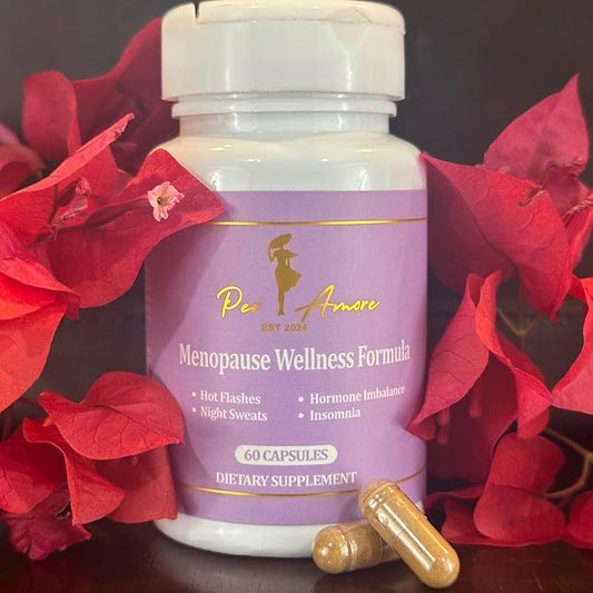 Menopause Wellness Formula: Menopause Supplements, Menopause Support, Menopause Relief, 30 Servings