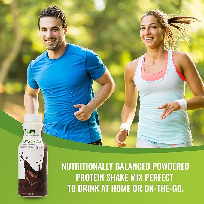 Chocolate Powdered Protein Shake Mix | On The Go Meal Replacement Shake | Support Weight Management | Muscle Maintenance | 160 Calories, 16g Protein, 24 Vitamins & Minerals, Low Carb, Zero Trans Fat