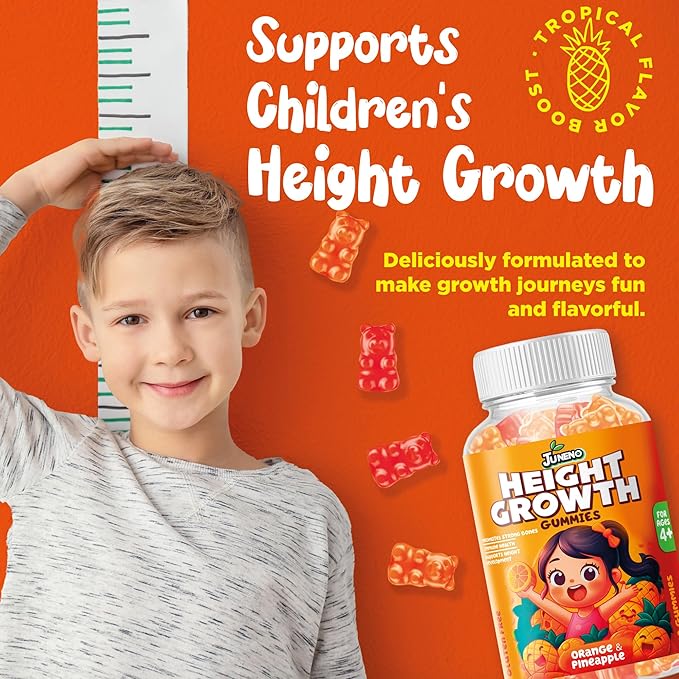 Height Growth Vitamins Supplement Gummies - Grow Taller for Teens Kids Boys Girls - Natural Height Increaser Maximizer Multivitamin