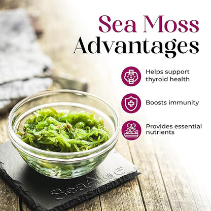 Nature’s Liquids - SeaAloe Liquid Whole Food, (32 Oz) Liquid Multivitamin and Mineral Supplement, With Aloe Vera, Sea Vegetables, Pau D’ Arco, For Digestion, Immune Support & Thyroid Function - 1 Bottle