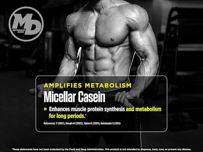 Biotest Metabolic Drive Functional Protein - Whey Isolate/Micellar Casein Blend - Lab-Tested (2lb, Vanilla)