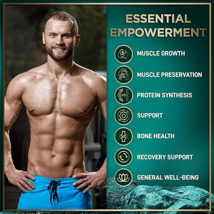 HMB Supplements for Men & Women with Vitamin D3 - 3-Months Supply, 1,000 MG Calcium beta-Hydroxy beta-methylbutyrate per Serving for Muscle Growth, Strenghth and Fast Workout Recovery - 180 Capsules