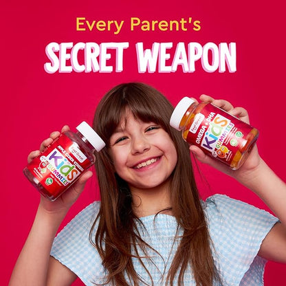 Organic Kids Apple Cider Vinegar Gummies by Feel Great Vitamins | Rich in Digestive Enzymes & Natural Antioxidants for Gut Health | Kids Gummy Supports Healthy Nutrient Absorption | 60 Day Supply