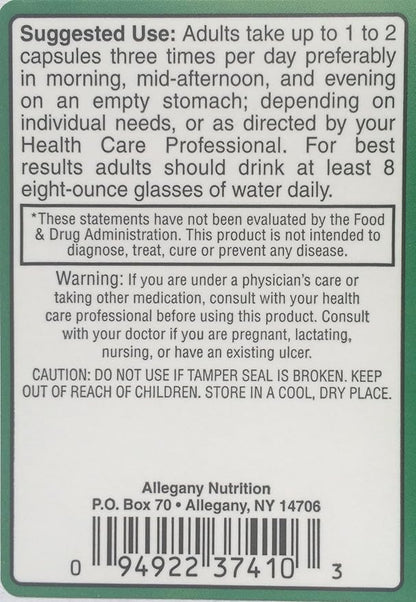 Allegany Nutrition Daily Detox - 90 Count