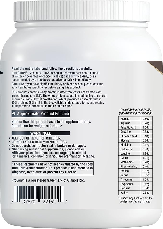 Life Extension Wellness Code® Advanced Whey Protein Isolate (Vanilla), creatine, glutamine, Mix for Muscle Growth & Immune Health, no Sugar Added, Gluten Free, Non-GMO, 454 Grams, 20 Servings