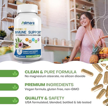 Premium Immune Support, 60 Capsules