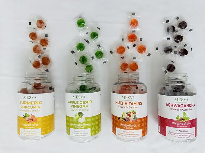 Multivitamins Chewable Gummies, Orange Flavor, 30 Gummies, No Added Sugar, Vegan, Gelatin Free, Gluten Free