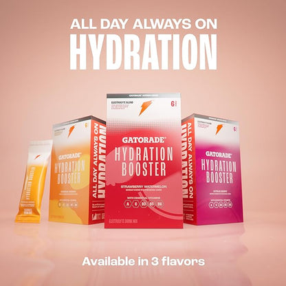 Gatorade Hydration Booster - All 3 Flavors (Strawberry Watermelon, Tropical Mango, Citrus Berry)