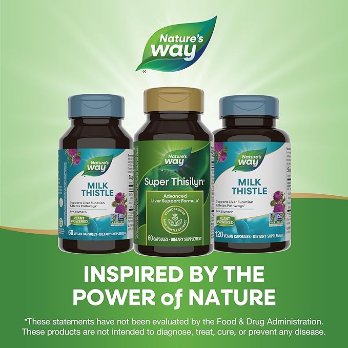 Nature's Way Super Thisilyn Advanced Liver Support Formula*, Liver Function Support*, 60 Capsules