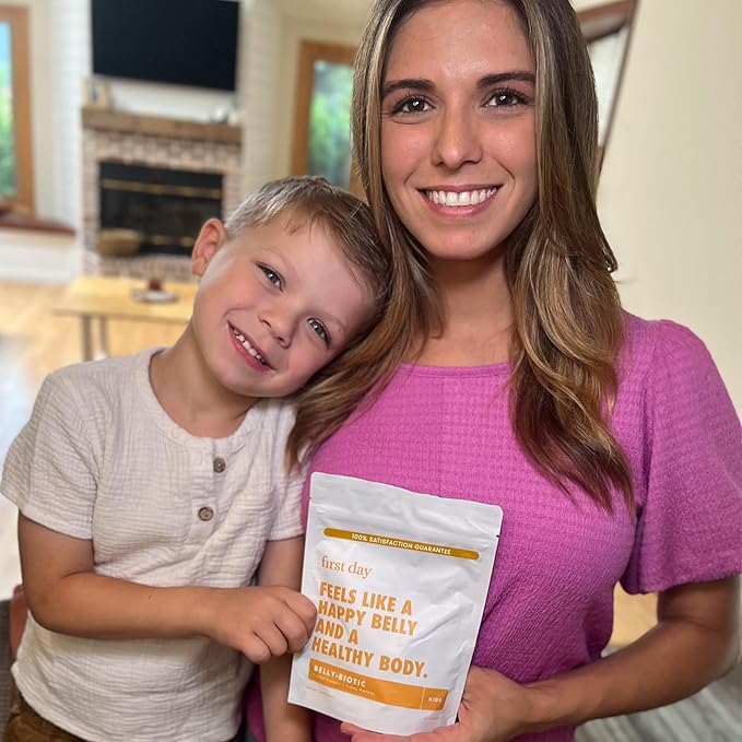 FIRST DAY Kids Tribiotic Gummies – Pre+, Post+, Probiotics & More to Support Growth – 60 Day Supply