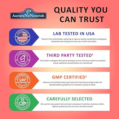 Multi Collagen Peptides Gummies, Sugar Free Hydrolyzed 5000mg Protein丨Type I,II,III,V,X with Biotin Hyaluronic Acid Vitamin C A D B6 B12 L-Glutathione for Skin Hair Nail Joint Bone -Strawberry Gummies