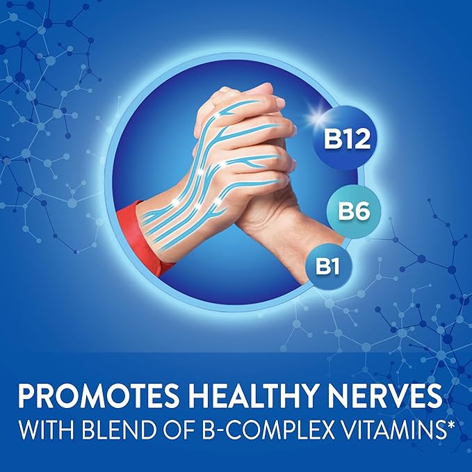 Nervive Nerve Relief, with Alpha Lipoic Acid, to help Reduce Occasional Nerve Discomfort in as Little as 7 Days, ALA, Vitamins B12, B6, & B1, Turmeric, Ginger, 30 Tablets (Packaging May Vary)
