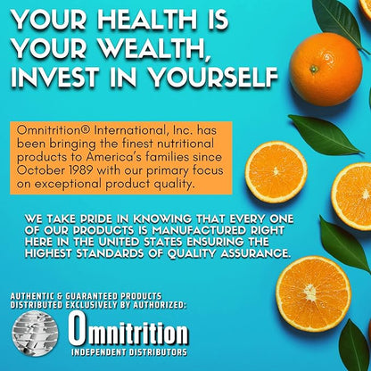 Omnitrition Omni Protein Shake Mix (No Sugar Added), Unflavored, 14.6 oz