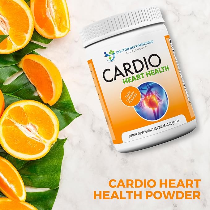 DOCTOR RECOMMENDED SUPPLEMENTS Cardio Heart Health Powder – L-Arginine Supplement 5000mg & L-Citrulline 1000mg, (Pack of 2-16.82 oz / 33.64 oz)