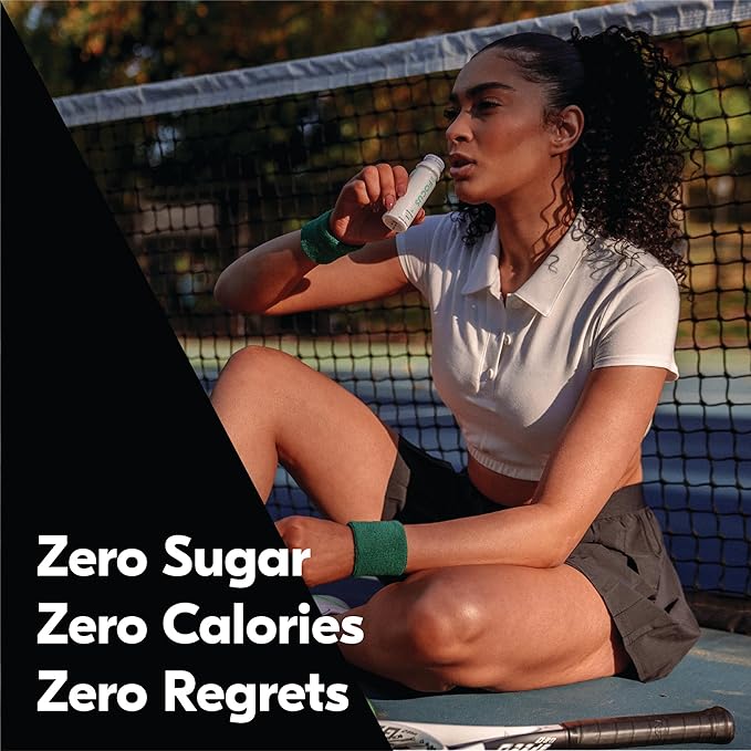 Tru Focus Shot, Apple Kiwi Flavored Extra Strength Energy Shots - Zero Sugar Nootropic Drink plus Adaptogens, Choline, and Yerba Mate - Natural Caffeine, GF, Keto, Vegan Supplement, 2oz (Pack of 24)