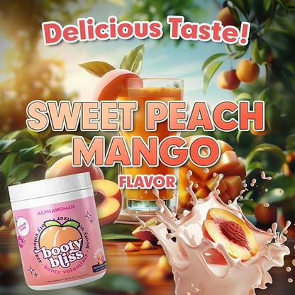 • Creatine for Women • Pre Workout Women • Booty Builder • Keto Friendly • Collagen • Pump It Up for The Perfect Peach • 30 SRV-Sweet Peach Mango Flavor