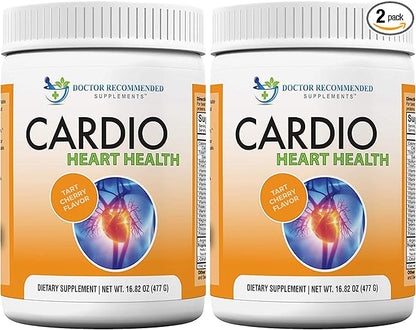 DOCTOR RECOMMENDED SUPPLEMENTS Cardio Heart Health Powder – L-Arginine Supplement 5000mg & L-Citrulline 1000mg, (Pack of 2-16.82 oz / 33.64 oz)