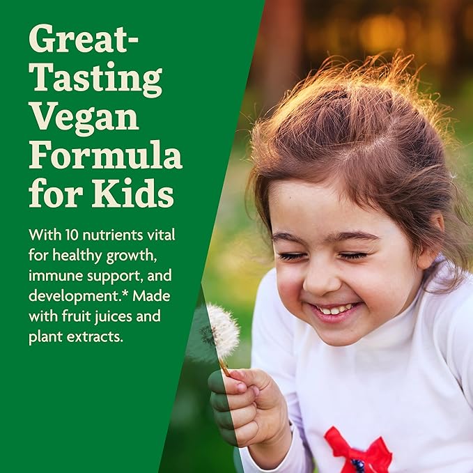 Floradix Kinder Love Children's Multivitamin - Liquid Multivitamin for Kids with Vitamins A, C, D & E, Calcium & More - Vegetarian, Non-GMO, Gluten-Free - 17 fl oz