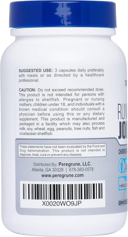 Runner Joint Support Supplement - Healthy Knees, Back, Cartilage, & Joints – Glucosamine Chondroitin MSM- GMP Certified Running Supplements and Joint Support for Athletes – 90 Capsules