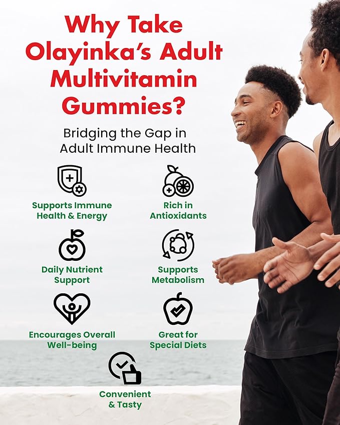 Multivitamin for Women & Men – High Potency, Vegetarian Immune Support Supplement with Vitamin D, Vitamin C, Iodine & Zinc – Multivitamin Gummies for Adults, 90 Count