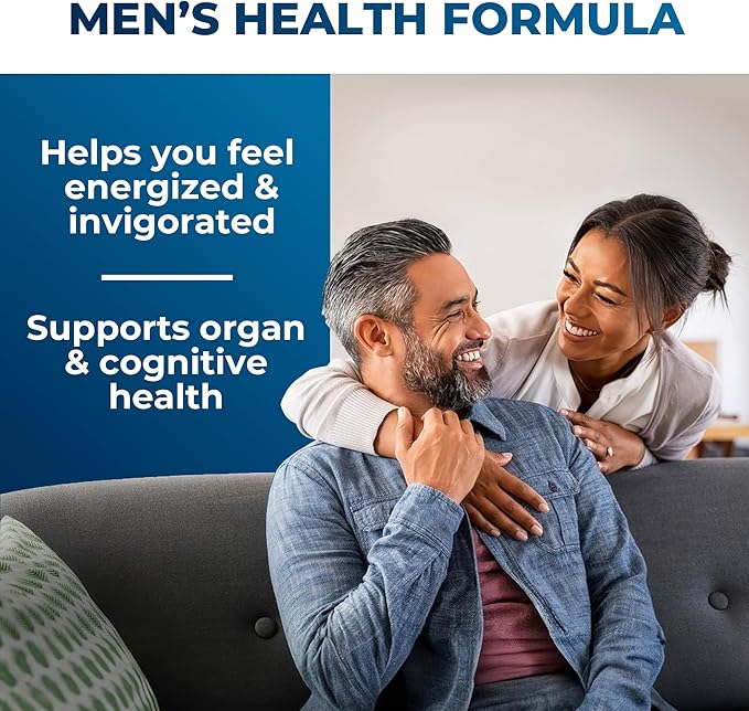 Ultimate Male Optimization 100% Grass Fed Beef Organ Supplement - Supports Test, Energy & Overall Men's Health & Wellness - Non-GMO Grass Fed Beef Organ Supplement with Liver, No Fillers 180 Capsules