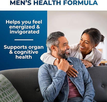 Ultimate Male Optimization 100% Grass Fed Beef Organ Supplement - Supports Test, Energy & Overall Men's Health & Wellness - Non-GMO Grass Fed Beef Organ Supplement with Liver, No Fillers 180 Capsules