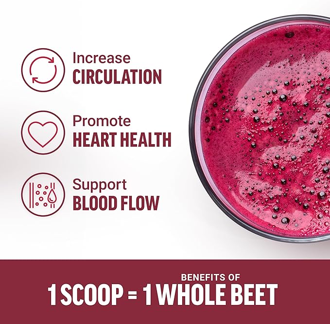 FORCE FACTOR Total Beets Organic Beetroot Powder, Superfood to Boost Daily Nutrition, USDA Organic, Vegan, Gluten-Free, and Non-GMO Beet Supplement, Unflavored, 180 Servings, 2-Pack