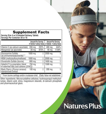 Natures Plus Ultra Rx-Joint Triple Strength - 120 Tablets, Pack of 2 - Supports Healthy Joint Function - with Glucosamine, Chondroitin & MSM - Gluten Free - Up to 60 Total Servings