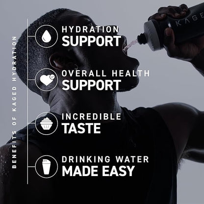Kaged Electrolyte Hydration Powder | Hydracharge Fruit Punch | Sports Drink for Men and Women | Pre, Post, Intra Workout Supplement | 60 Servings