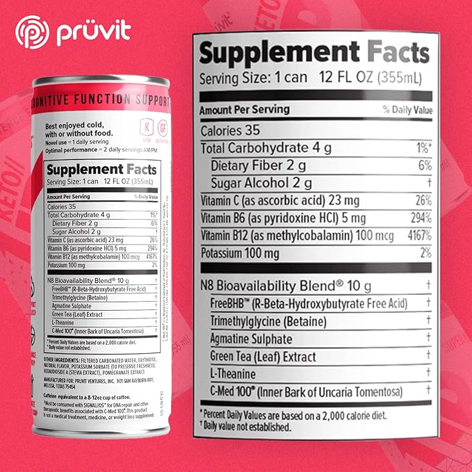 The Unicorn Slam Keto//Up® Drink – Ready-to-Drink Ketones for Focus for Men and Women 12 Pack