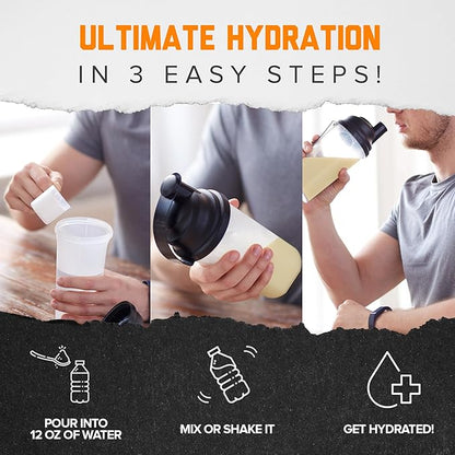 HRDWRK Electrolytes Powder with Magnesium, Potassium - Sugar Free Electrolytes Boost Endurance and Reduce Fatigue with This Electrolytes Supplement - Maximum Hydration - Keto Friendly