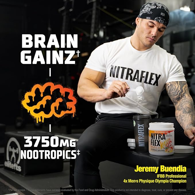 GAT SPORT Nitraflex KAOS Stimulant Free Pre-Workout (Peach Pineapple)