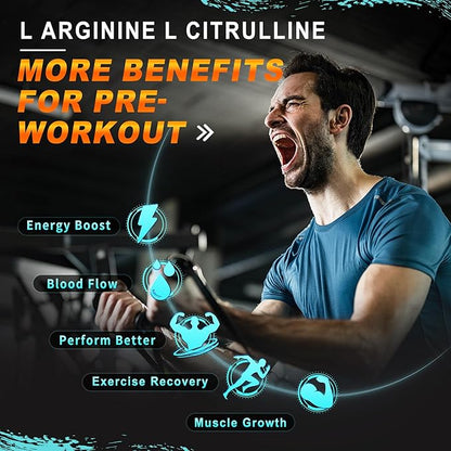 Sugar Free L Arginine Nitric Oxide Gummies 1300mg for Men & Women with L Citrulline, Beet Root, B3 | L Arginine L Citrulline Supplements for Performance, Muscle Growth & Recovery | Vegan, 120 Counts