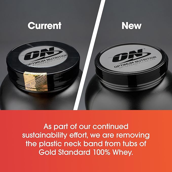 Optimum Nutrition Gold Standard 100% Whey Protein Powder, Strawberries & Cream, 5 Pound (Packaging May Vary)