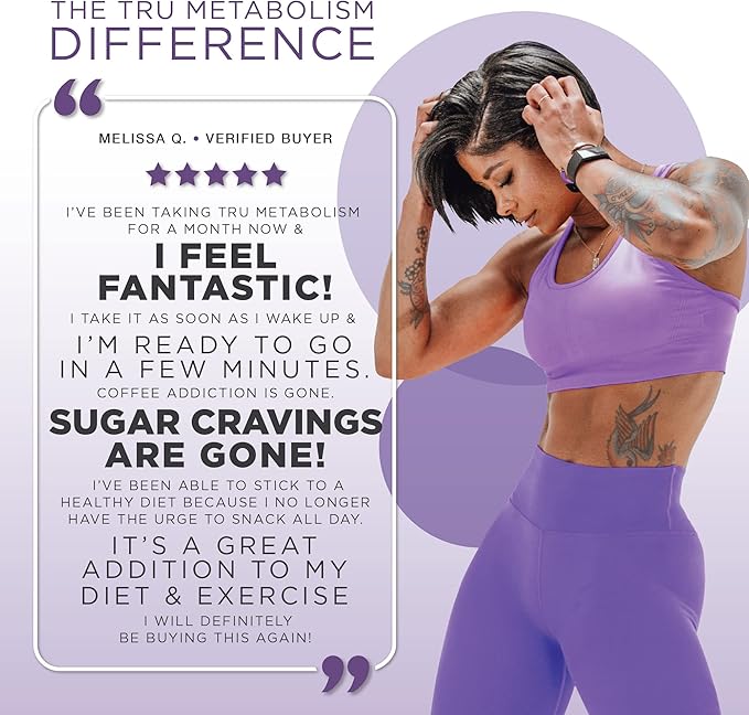 TRU Metabolism, Advanced Fat Loss, Fight Cravings, Boost Mood, No Jitters or Crash, 30 Servings