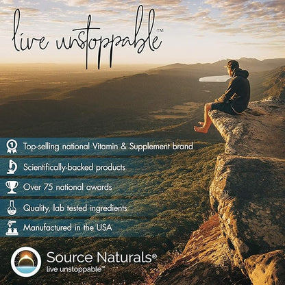 Source Naturals Life Force Multiple, Energy Activator* Iron Free, Daily Multivitamin High Potency Essential Vitamins, Minerals, Antioxidants & Nutrients - 180 Capsules