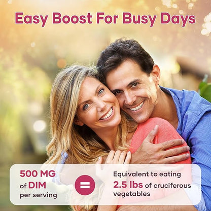 Liposomal DIM SGS Supplement 600 mg - DIM Supplement for Women & Men, Estrogen Supplements Contains Sulforaphane Glucosinolate, Pomegranate Fruit - Support Detox and Antioxidant (2 Pack)