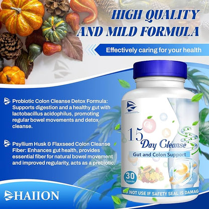 15 Day Gut Cleanse - Gut and Colon Support