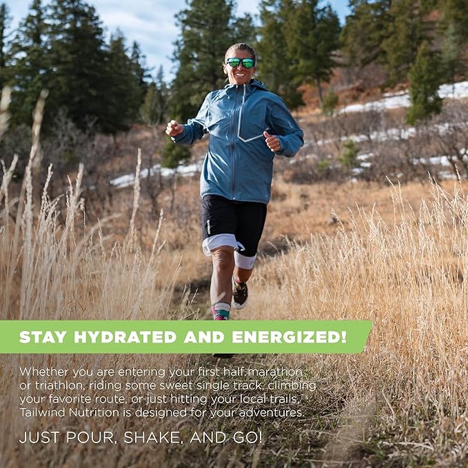 Tailwind Nutrition Endurance Fuel, Sports Drink Powder Mix with Electrolytes, Non-GMO, Free of Soy, Dairy, and Gluten, Vegan, Dauwaltermelon, 50 Servings