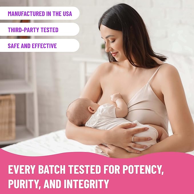 Mama's Select Postnatal Vitamins – Boosts Hair Recovery, Milk Supply, & Wellness – Allergen-Free, Vegan, MTHFR Friendly, Methylated Folate & B Vitamins, Easy-to-Swallow, No Biotin - 30 Capsules