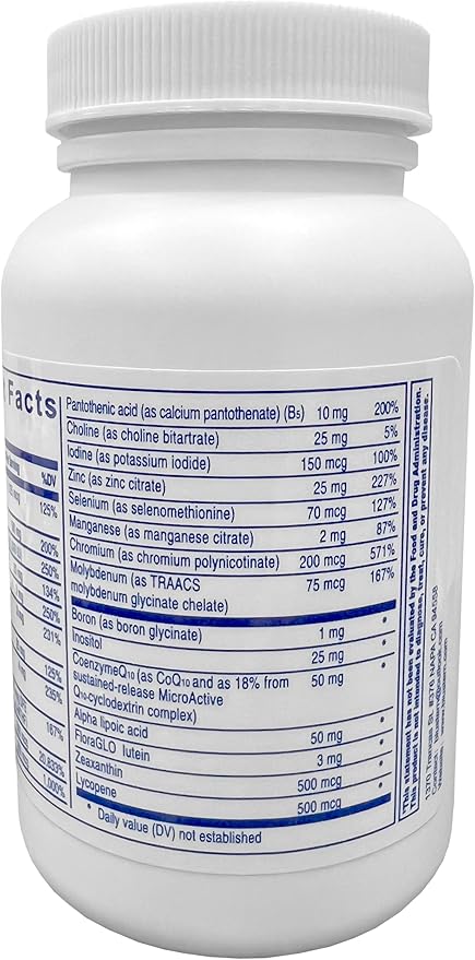 Multivitamin Supplement for Women & Men - Daily Support with Essential Nutrients, Antioxidant Complex, CoQ10 and Lutein for Enhanced Immunity, Brain Function, and Eye Health - 90 Capsules