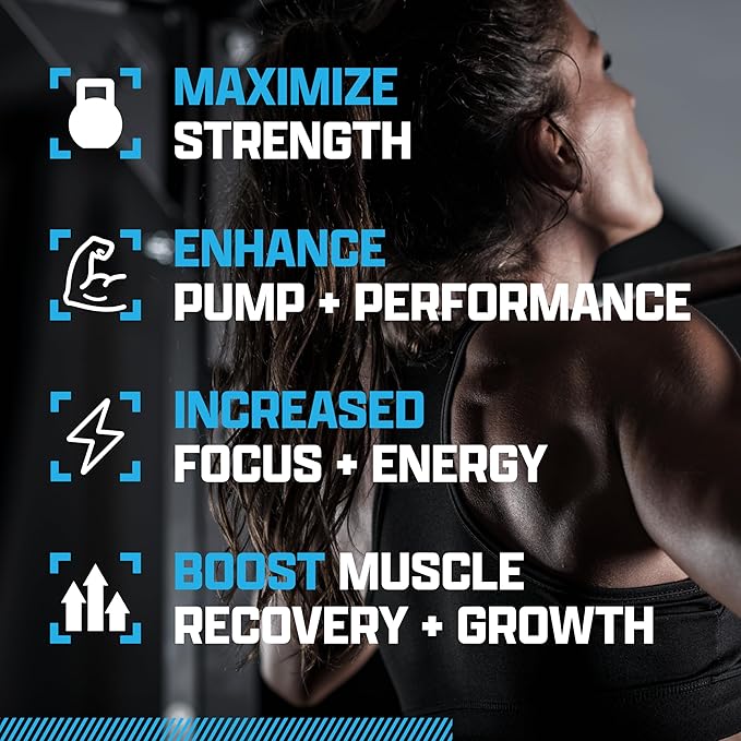 Nutrex Research Outlift Clinical Clinically Dosed Pre Workout Powder with Creatine, Citrulline, EAA | Energy, Performance, Pump Preworkout Supplement for Men & Women (22 Servings, Blueberry Lemonade)