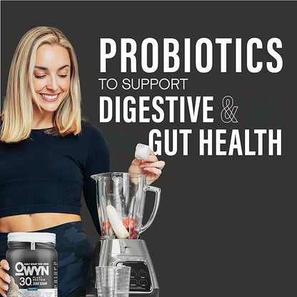 OWYN Only What You Need Pro Elite High Protein Powder, 30g Vegan Protein for Workout Recovery, Delicious Smooth Taste, Zero Sugar, Low Net Carbs, Vanilla, 12 Servings (1.32 LB)