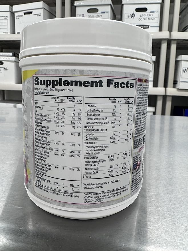 GAT SPORT Nitraflex KAOS Stimulant Free Pre-Workout (Berry Lemonade)