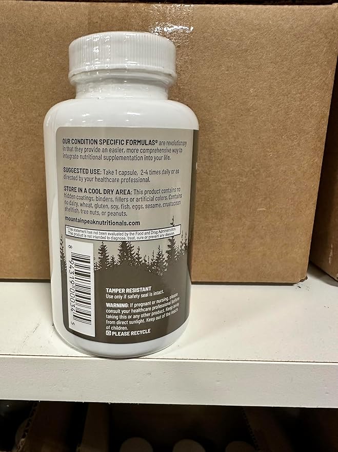 Mountain Peak Nutritionals Aller G Plus Formula - Daily Respiratory Support Supplement - Promotes Healthy Seasonal Immune Function - Hypoallergenic Dietary Supplement (90 Vegetarian Capsules)